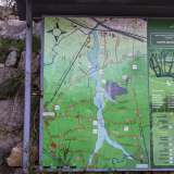 Una mappa poco chiara installata per i visitatori 